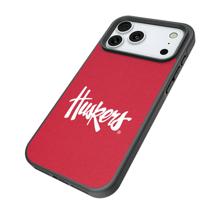 University of Nebraska Huskers Solid Bump Phone Case for Apple iPhone