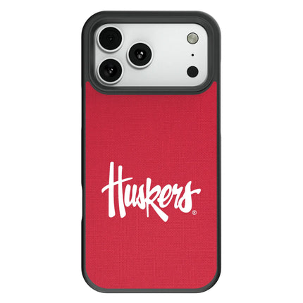 University of Nebraska Huskers Solid Bump Phone Case for Apple iPhone