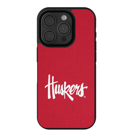 University of Nebraska Huskers Solid Bump Phone Case for Apple iPhone