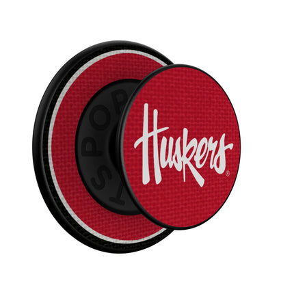 University of Nebraska Huskers Stripe PopSockets Magnetic Phone Grip and Stand