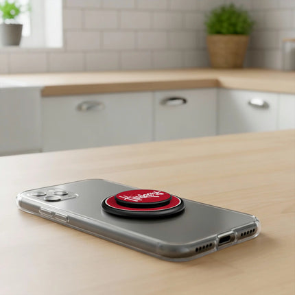 University of Nebraska Huskers Stripe PopSockets Magnetic Phone Grip and Stand