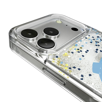 University of North Carolina Tar Heels Confetti Glitter Phone Case for Apple iPhone