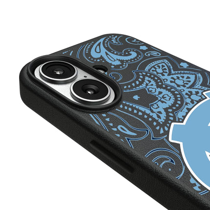 University of North Carolina Tar Heels Paisley MagSafe Compatible Phone Case for Apple iPhone
