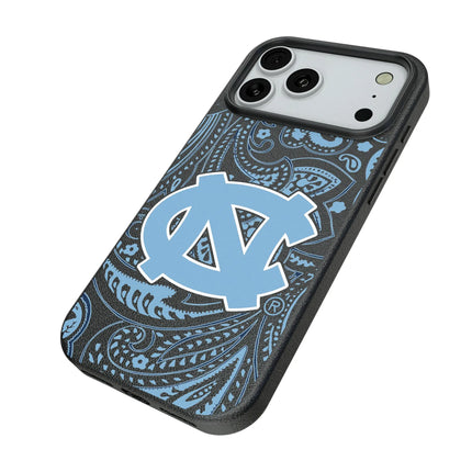 University of North Carolina Tar Heels Paisley MagSafe Compatible Phone Case for Apple iPhone