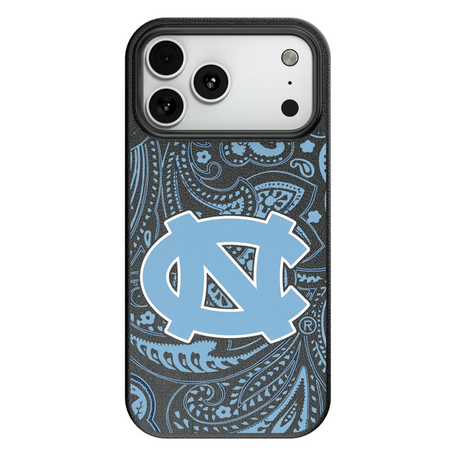 University of North Carolina Tar Heels Paisley MagSafe Compatible Phone Case for Apple iPhone