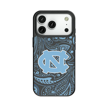 University of North Carolina Tar Heels Paisley MagSafe Compatible Phone Case for Apple iPhone