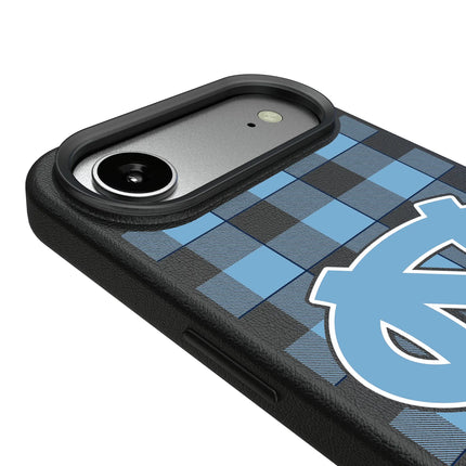 University of North Carolina Tar Heels Plaid MagSafe Compatible Phone Case for Apple iPhone