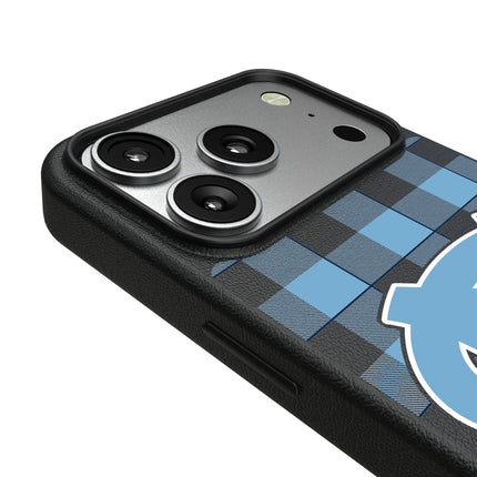 University of North Carolina Tar Heels Plaid MagSafe Compatible Phone Case for Apple iPhone
