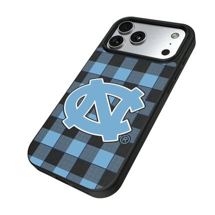 University of North Carolina Tar Heels Plaid MagSafe Compatible Phone Case for Apple iPhone
