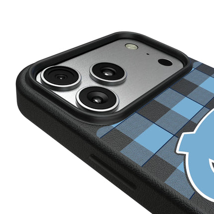 University of North Carolina Tar Heels Plaid MagSafe Compatible Phone Case for Apple iPhone