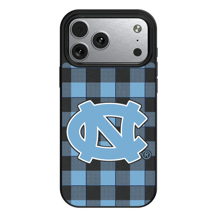 University of North Carolina Tar Heels Plaid MagSafe Compatible Phone Case for Apple iPhone