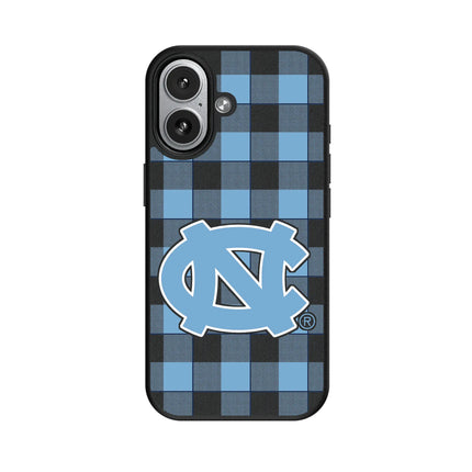 University of North Carolina Tar Heels Plaid MagSafe Compatible Phone Case for Apple iPhone