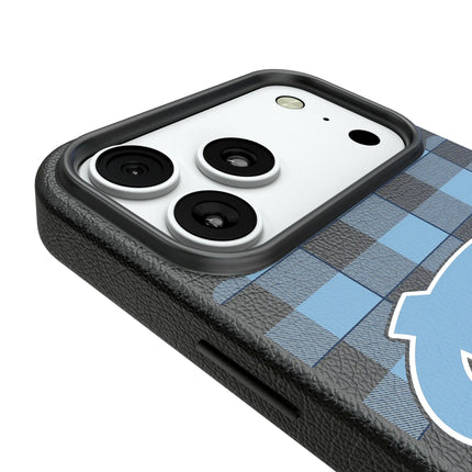 University of North Carolina Tar Heels Plaid MagSafe Compatible Phone Case for Apple iPhone