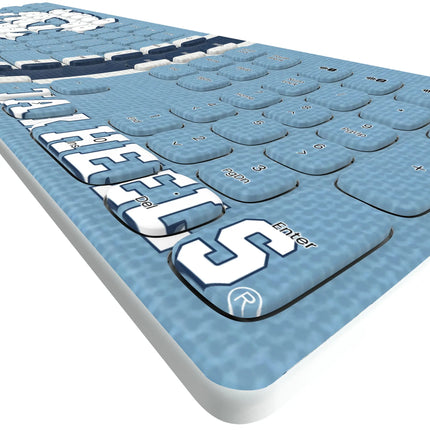 University of North Carolina Tar Heels Stripe Curved Wireless Keyboard