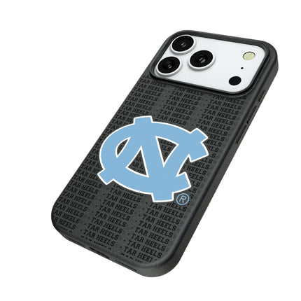 University of North Carolina Tar Heels Text Backdrop MagSafe Compatible Phone Case for Apple iPhone