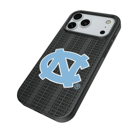 University of North Carolina Tar Heels Text Backdrop MagSafe Compatible Phone Case for Apple iPhone