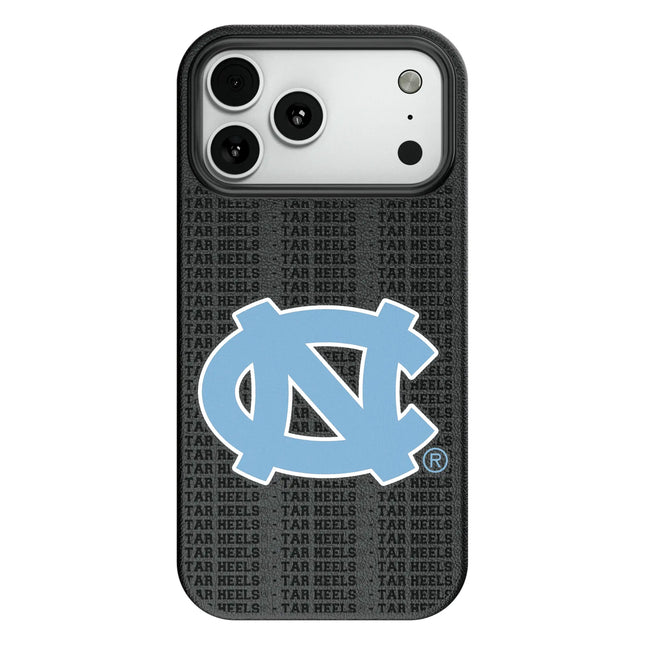 University of North Carolina Tar Heels Text Backdrop MagSafe Compatible Phone Case for Apple iPhone