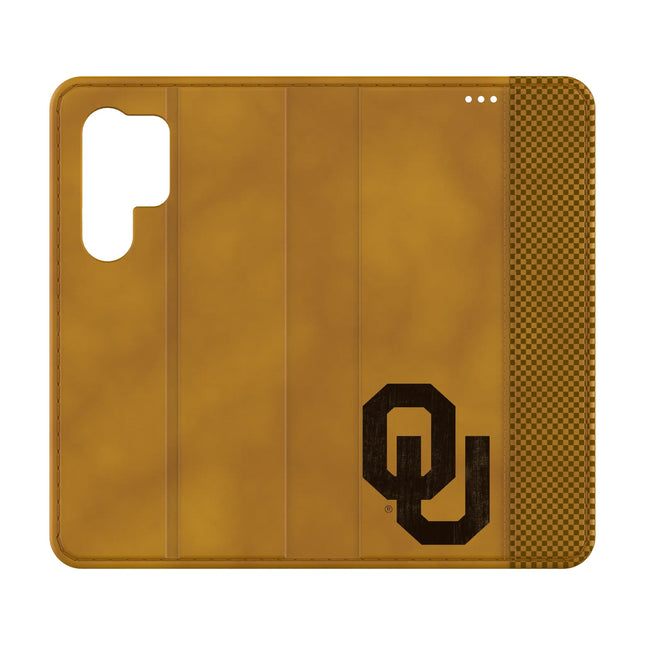 University of Oklahoma Sooners Burn Folio Phone Case for Samsung Galaxy