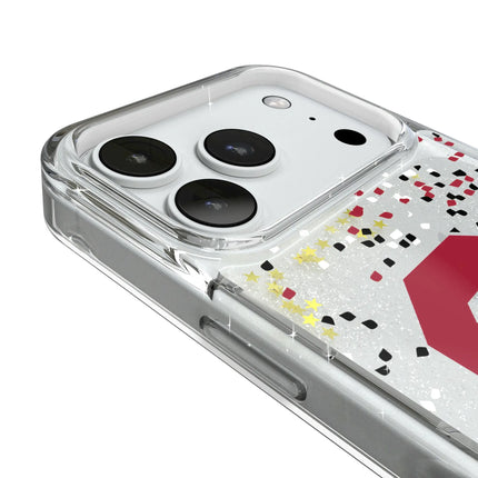 University of Oklahoma Sooners Confetti Glitter Phone Case for Apple iPhone