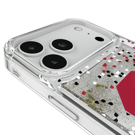 University of Oklahoma Sooners Confetti Glitter Phone Case for Apple iPhone