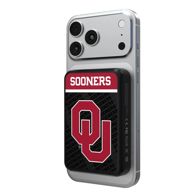 University of Oklahoma Sooners Endzone Plus Wireless Mag Power Bank