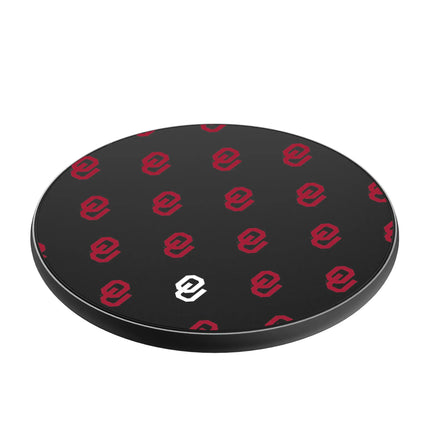 University of Oklahoma Sooners Fashion Pattern 15-Watt Wireless Charger