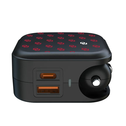 University of Oklahoma Sooners Fashion Pattern 2 in 1 USB A/C Charger
