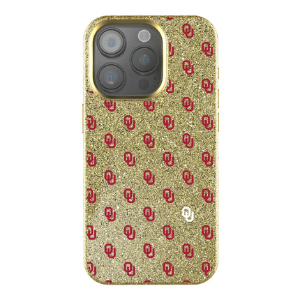 University of Oklahoma Sooners Fashion Pattern Bling Phone Case for Apple iPhone
