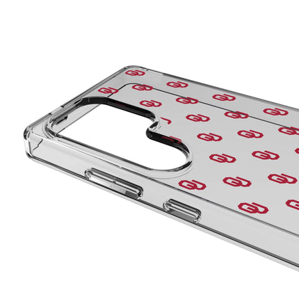 University of Oklahoma Sooners Fashion Pattern Clear Phone Case for Samsung Galaxy