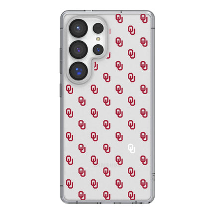 University of Oklahoma Sooners Fashion Pattern Clear Phone Case for Samsung Galaxy