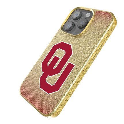 University of Oklahoma Sooners Linen Bling Phone Case for Apple iPhone
