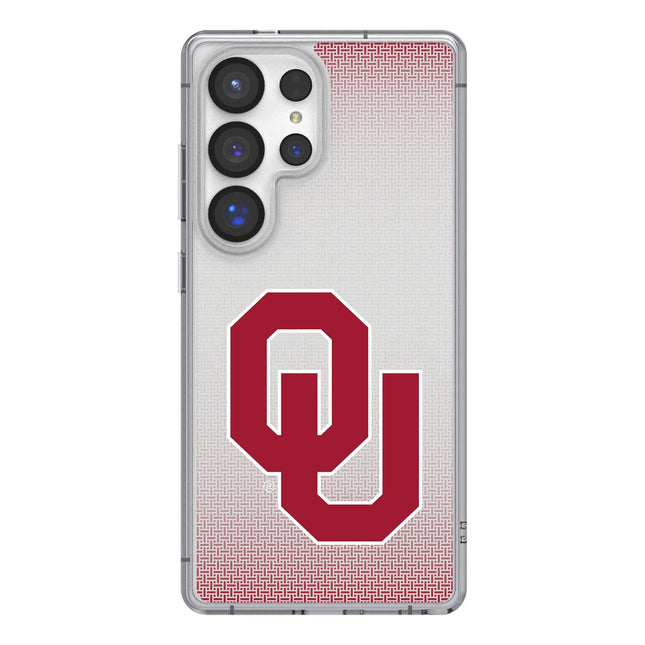 University of Oklahoma Sooners Linen Clear Phone Case for Samsung Galaxy