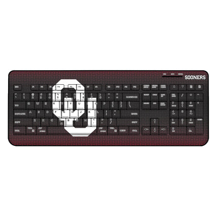 University of Oklahoma Sooners Linen Wireless USB Keyboard