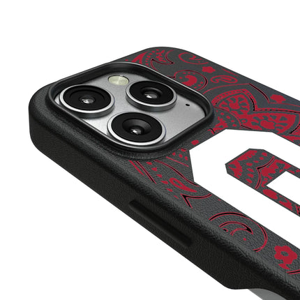 University of Oklahoma Sooners Paisley MagSafe Compatible Phone Case for Apple iPhone