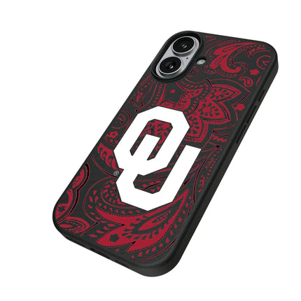 University of Oklahoma Sooners Paisley MagSafe Compatible Phone Case for Apple iPhone