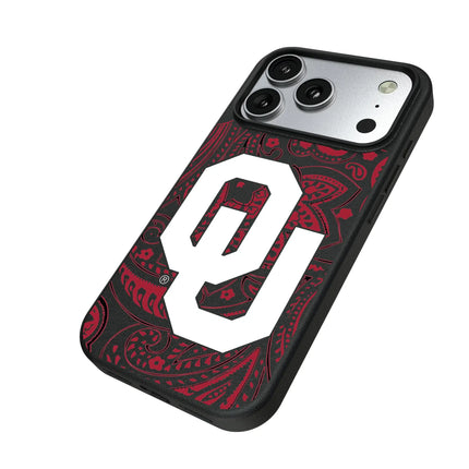 University of Oklahoma Sooners Paisley MagSafe Compatible Phone Case for Apple iPhone