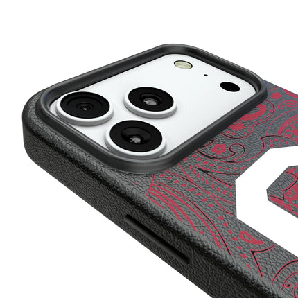 University of Oklahoma Sooners Paisley MagSafe Compatible Phone Case for Apple iPhone