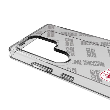 University of Oklahoma Sooners Quadtile Clear Phone Case for Samsung Galaxy