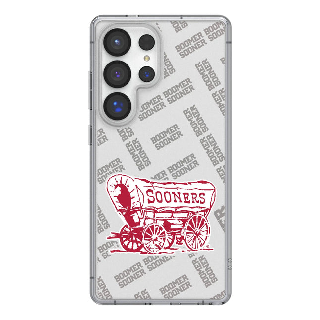 University of Oklahoma Sooners Quadtile Clear Phone Case for Samsung Galaxy