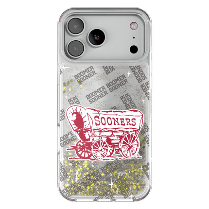 University of Oklahoma Sooners Quadtile Glitter Phone Case for Apple iPhone