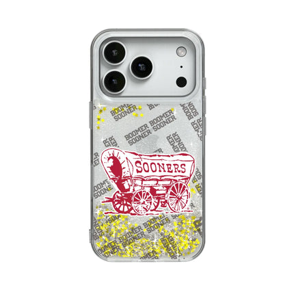 University of Oklahoma Sooners Quadtile Glitter Phone Case for Apple iPhone