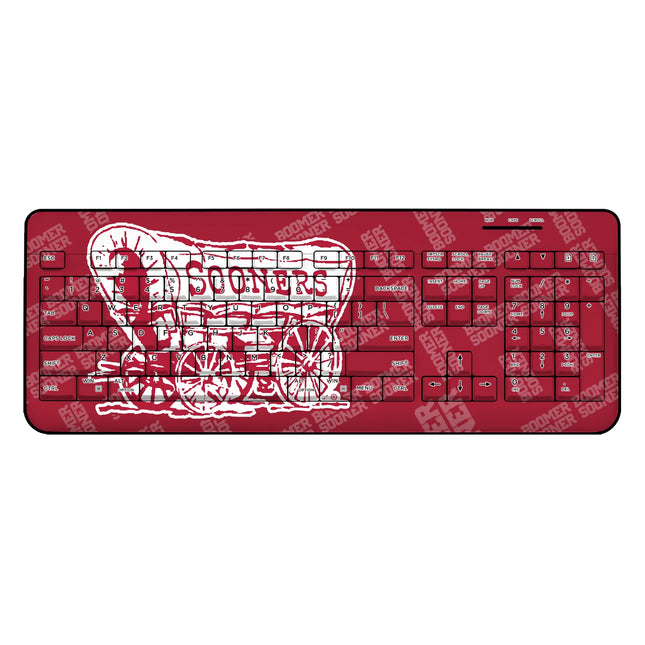 University of Oklahoma Sooners Quadtile Wireless USB Keyboard