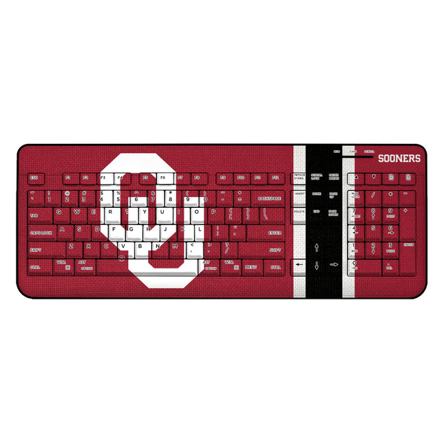 University of Oklahoma Sooners Stripe Wireless USB Keyboard