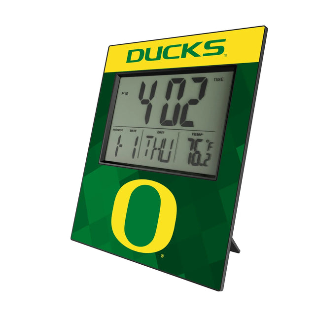 University of Oregon Ducks Color Block Wall Clock