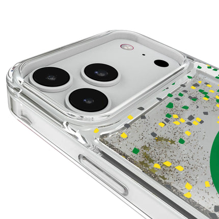 University of Oregon Ducks Confetti Glitter Phone Case for Apple iPhone
