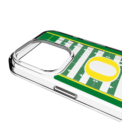 University of Oregon Ducks Field Clear Phone Case for Apple iPhone