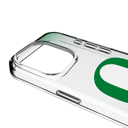 University of Oregon Ducks Linen Clear Phone Case for Apple iPhone