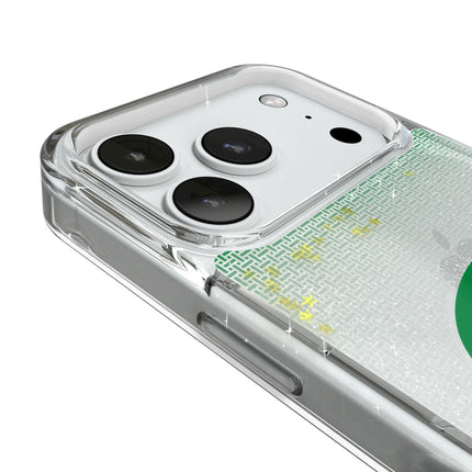 University of Oregon Ducks Linen Glitter Phone Case for Apple iPhone