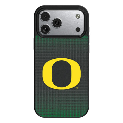 University of Oregon Ducks Linen MagSafe Compatible Phone Case for Apple iPhone