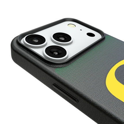 University of Oregon Ducks Linen MagSafe Compatible Phone Case for Apple iPhone